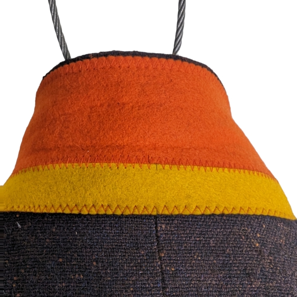 Elegant Men's Blazer with Orange Highlights - Picture 5 of 13